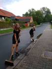Hasiči Lozice: Brigáda - úklid dvora a chodníků/vedlejší silnice 27.5. 2019