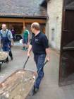 Hasiči Lozice: Brigáda - úklid dvora a chodníků/vedlejší silnice 27.5. 2019