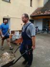 Hasiči Lozice: Brigáda - úklid dvora a chodníků/vedlejší silnice 27.5. 2019