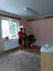 Brigáda: Úklid obecního úřadu po výměně oken 12.-13.6.2018
