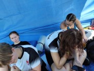 Požární útoky v Bělé (muži, ženy , děti)