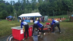 Požární útoky v Bělé (muži, ženy , děti)