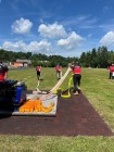 Okresní kolo požárního sportu 2025 v Otradově - dospělí a dorostenci