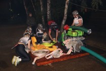Noční pohárová soutěž v požárním útoku Kladno