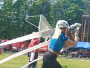Okresní kolo požárního sportu 2025 v Otradově - dospělí a dorostenci