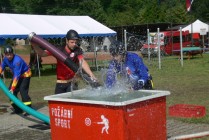 Požární útoky v Bělé (muži, ženy , děti)