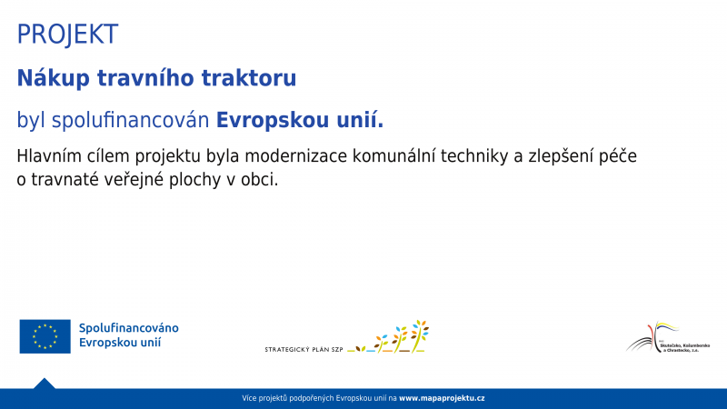 TRavní traktor