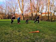 Hasiči Lozice děti: Poprvé venkovní trénink 29.3.2019