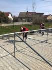 HASIČI LOZICE: Brigáda-demontáž Párty stanu Hroubovice 30.3.2019