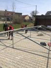 HASIČI LOZICE: Brigáda-demontáž Párty stanu Hroubovice 30.3.2019