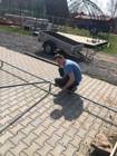 HASIČI LOZICE: Brigáda-demontáž Párty stanu Hroubovice 30.3.2019