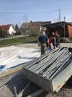 HASIČI LOZICE: Brigáda-demontáž Párty stanu Hroubovice 30.3.2019
