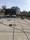HASIČI LOZICE: Brigáda-demontáž Párty stanu Hroubovice 30.3.2019