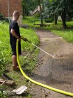 Hasiči Lozice: JPO - úklid místní komunikace
