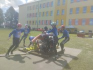 Hasiči Lozice děti: Krouna - požární útoky