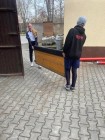 Letošní první brigáda  - děti.