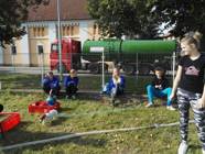 Hasiči Lozice děti: O pohár starostky městyse Chroustovice 9.9.2017