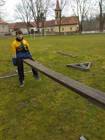 Brigáda: Příprava tratě na 60m překážek - přebor jednotlivců 29.3.2018