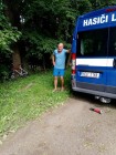 Hasiči Lozice: JPO - úklid místní komunikace