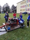 Hasiči Lozice děti: Požární útok v Krouně