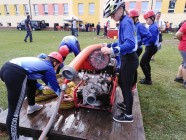 Hasiči Lozice děti: Požární útok v Krouně