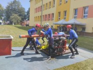 Hasiči Lozice děti: Krouna - požární útoky