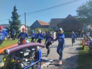 Memoriál v Leštince, požární útoky dětí i dospělých