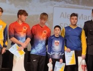 Slavnostní vyhlášení Chrudimské ligy v šedesátkách ve Skutči