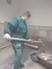 Brigáda - otlučení a sanace omítek v hospodě, sklípku a hasičárně