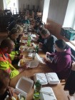 Brigáda - otlučení a sanace omítek v hospodě, sklípku a hasičárně