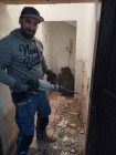Brigáda - otlučení a sanace omítek v hospodě, sklípku a hasičárně