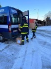 Hasiči Lozice: Rozvoz AG testů a roušek do škol