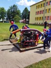 Hasiči Lozice děti: Krouna - požární útoky